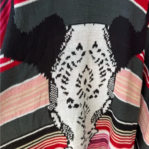 Haute Nomad Boutique NWT Western  Striped Kimono with Fringe - Picture 3 of 5